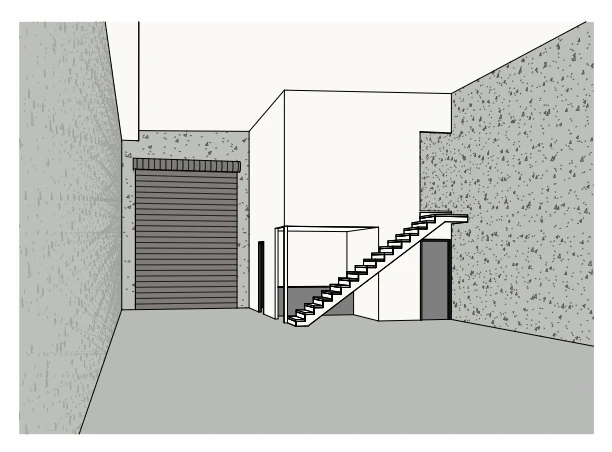 Architectural access and stair study for the Gawler Avenue project